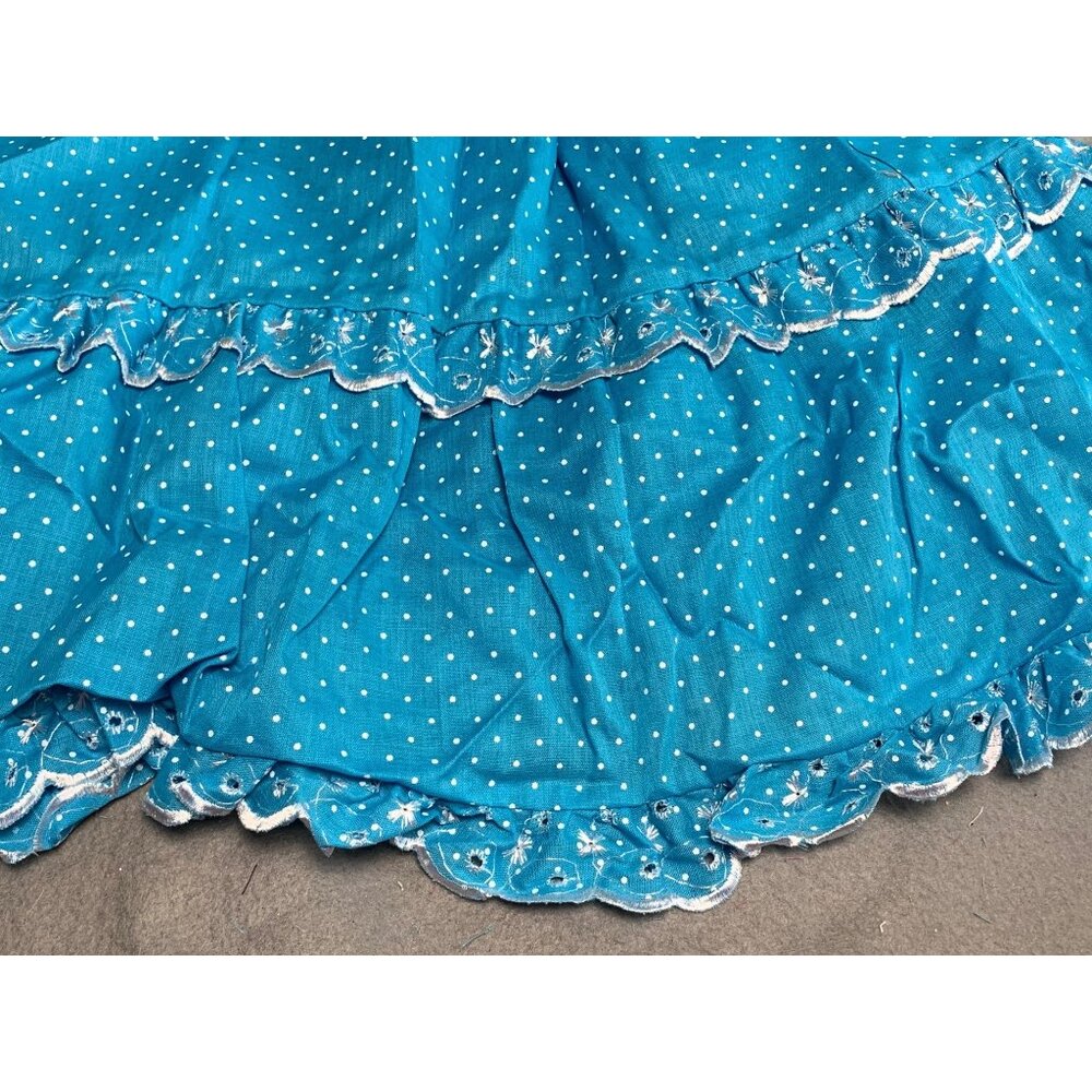 Blue & Pink Floral Eyelet Lace Trim Fabric Bundle - Picture 11 of 13
